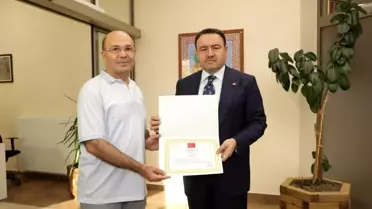 Polis Memuru Nuri Kaya Emekli Oldu