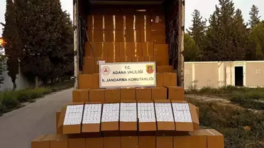 Adana'da 6.5 Milyon Kaçak Makaron Ele Geçirildi
