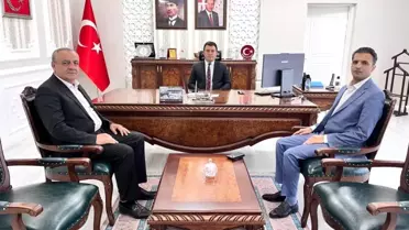 TEİAŞ ve Havaalanı Müdürleri'nden Kaymakama Ziyaret