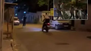 Sosyal medya için çekilen vurulma videosunun sonu karakolda bitti