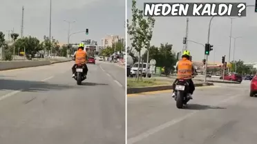 Ehliyet sınavından kalan motor sürücüsünün görüntüsü büyük tartışma yarattı