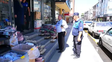 Gölbaşı'nda Kaldırım İşgallerine Karşı Denetim