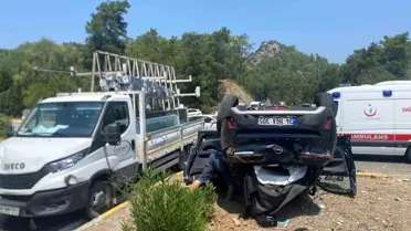 Marmaris'te Kaza: 4 Yaralı