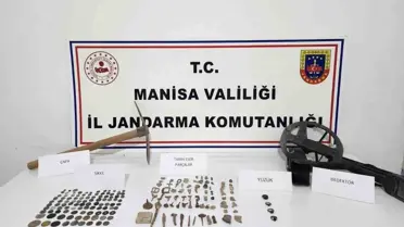 Manisa'da Kaçak Kazı Operasyonu