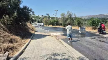 Bodrum'da Ana İsale Hattında Patlama