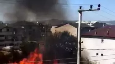 Kartepe'de Yangın Paniği