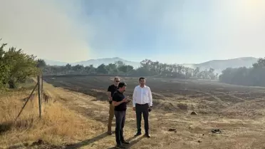 Kaman'da Yangın Kontrol Altına Alınmaya Çalışılıyor