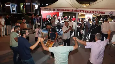 Memur-Sen, 81 ilde toplu sözleşme tekliflerini protesto için çadır kurdu