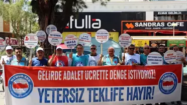 Memur-Sen'den Antalya'da Protesto Eylemi