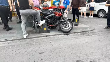 Bayrampaşa'da motosiklet-yaya kazası
