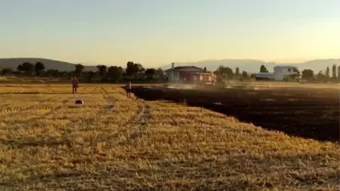 Beyşehir'de Anız Yangınları Kontrol Altında