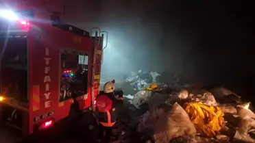 Van'da Çöp Toplama Merkezinde Yangın