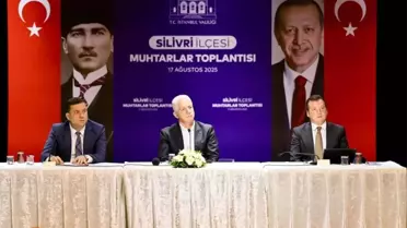 İstanbul Valisi Gül, Silivri'de muhtarlarla bir araya geldi