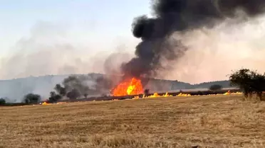 Kastamonu'da Yangın: Kamyon Küle Döndü