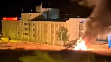 Boyabat'ta Otomobil Yangını