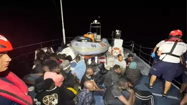 Bodrum'da 35 Göçmen Kurtarıldı