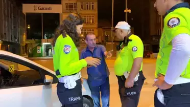 İnegöl'de Alkollü Sürücüye Ceza!