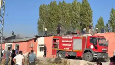 Kars'ta Ev Yangını: Can Kaybı Olmadı, Büyük Hasar Var