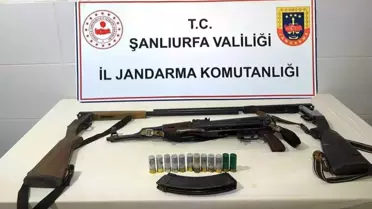 Şanlıurfa'da Ruhsatsız Silah Operasyonu