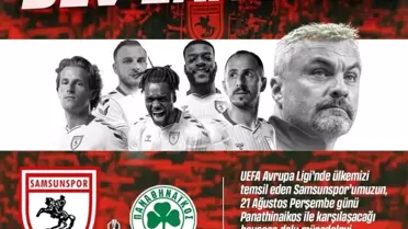 Atakum Belediyesi Samsunspor'un Avrupa Maçını Dev Ekranda İzletecek