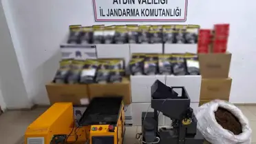 Aydın'da Kaçak Tütün Operasyonu