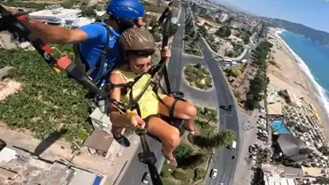 Yamaç Paraşütü Pilotundan Kaza Görüntüleri