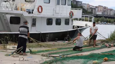 Samsun'da Balıkçılar Sezona Hazırlanıyor