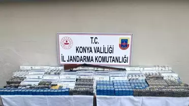 Konya'da Kaçak Tütün Operasyonu