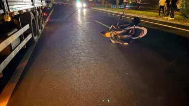 Antalya'da Motosiklet Tıra Çarptı: 50 Bin TL Ceza
