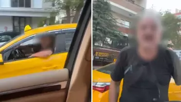 Trafik magandası kamerada: Önünü kesti, küfürler savurdu, aynasını parçaladı