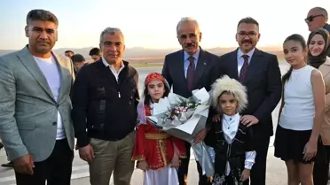Ulaştırma Bakanı Iğdır'da Demiryolu Temel Atıyor
