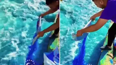 Su kanalını temizlemek isterken daha beterini yaptı