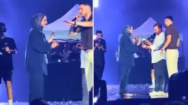 Konserde skandal: Genç kız evlilik teklifini reddetmesine rağmen zorla yüzük taktılar