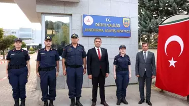Düzce'de Jandarma Asayiş Noktası Kuruldu