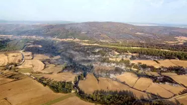 Çanakkale'de Orman Yangını Kontrol Altında