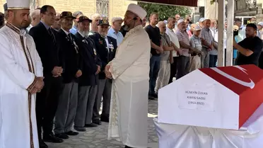 Kıbrıs Gazisi Hüseyin Özkan Son Yolculuğuna Uğurlandı