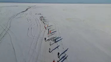 Tuz Gölü'nde Runfire Maratonu Başladı