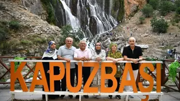 Kayseri Büyükşehir Belediyesi, Şelaleler Diyarı Yahyalı'ya Yüzlerce Ziyaretçi Çekiyor