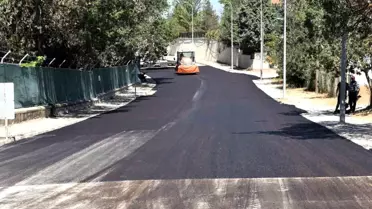 Söğüt'te Hastane Yoluna Sıcak Asfalt Çalışması