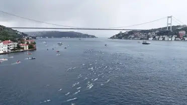 37. Boğaziçi Kıtalararası Yüzme Yarışı'nda binlerce yüzücü kıtaları birleştirdi