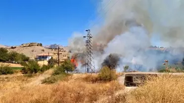 Sincik'te Elektrik Direğinde Patlama