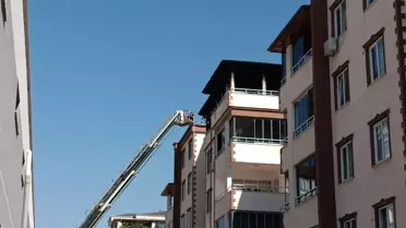 Gaziantep'te Çatı Yangını