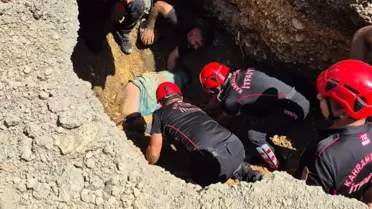 Göçük Altındaki İşçi Kurtarıldı