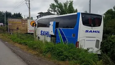 Samsun'da Otobüs Kazası: 1 Ölü, 1 Yaralı