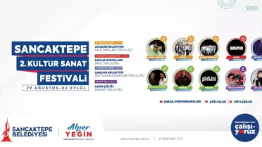 Sancaktepe Kültür Sanat Festivali Başlıyor