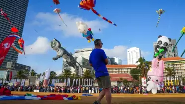 Kolombo Uçurtma Festivali Renk Cümbüşüyle Başladı