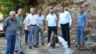 Çiftçiler suya kavuştu mahalle bayram etti