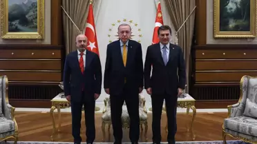 Cumhurbaşkanı Erdoğan, OYAK Heyeti'ni kabul etti