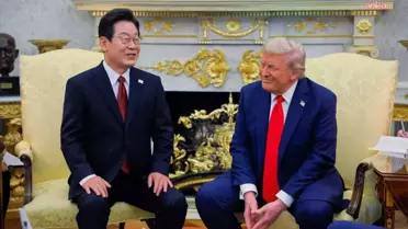 Trump ve Lee İlk Yüz Yüze Görüşmeyi Gerçekleştirdi
