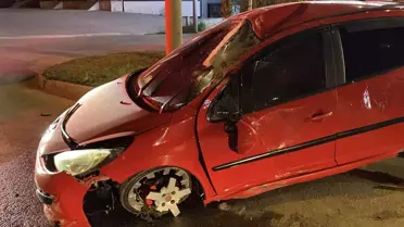 İnegöl'de Kaza: Sürücü Yaralandı
